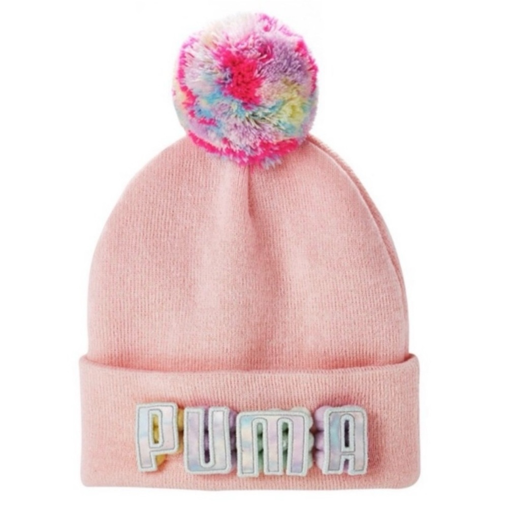 PUMA x Sophia Webster Pink Pom-Pom Toque